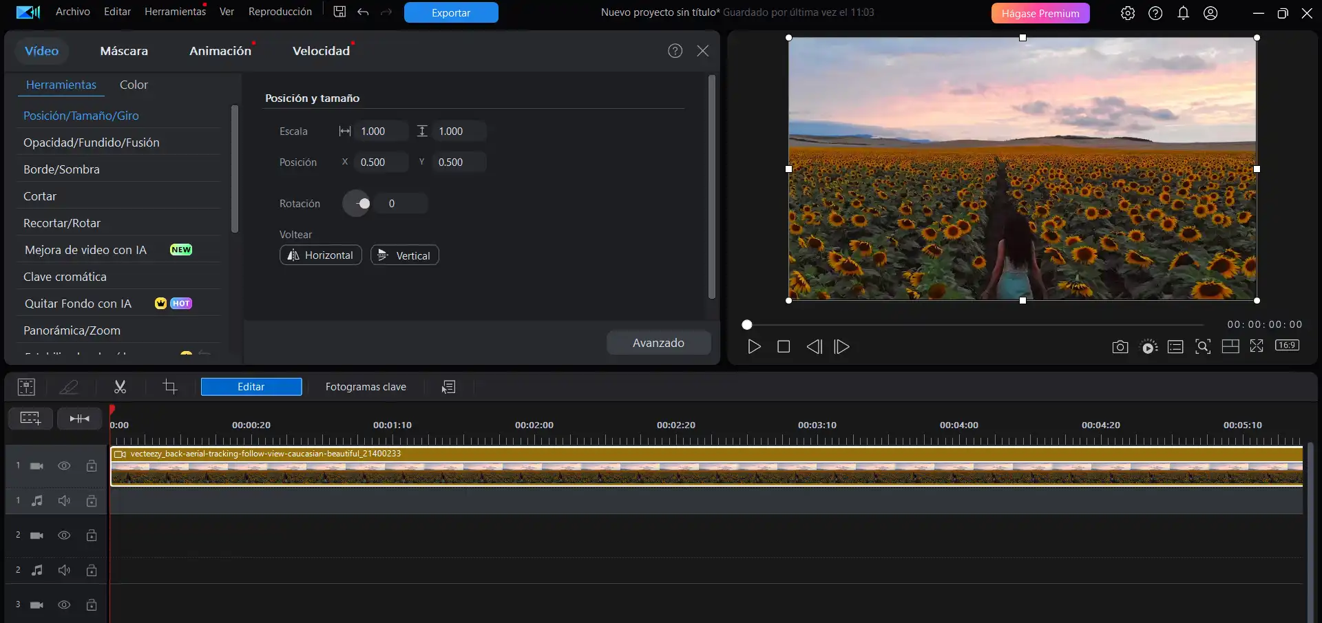 Mejorar audio con IA