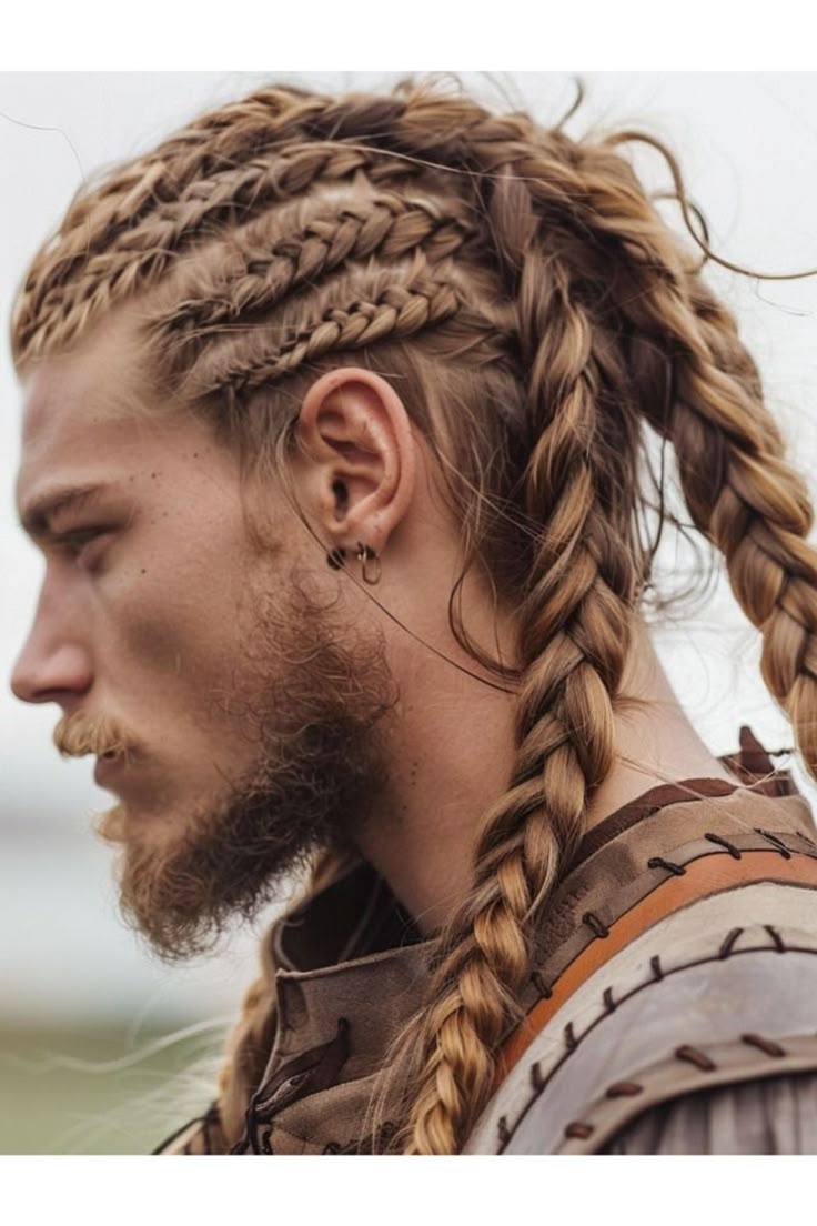 Coiffure Viking - La tresse viking classique