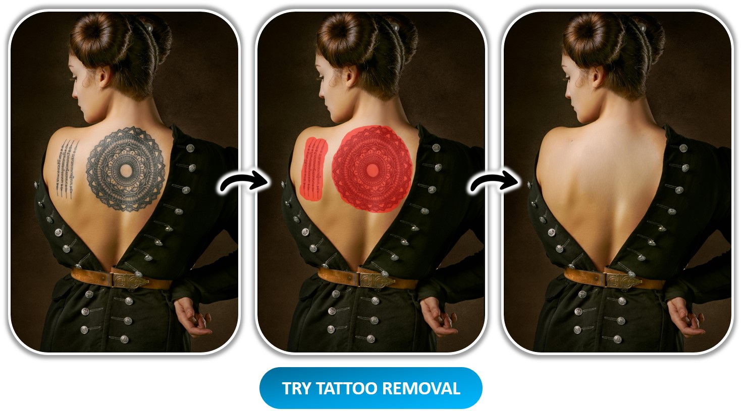Remove Tattoos from Photo with MyEdit Tutorial