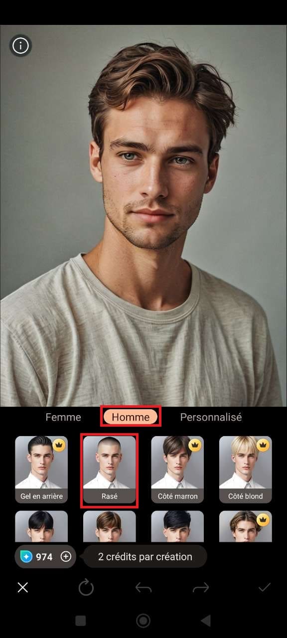 Comment essayer le filtre Buzz Cut avec PhotoDirector?