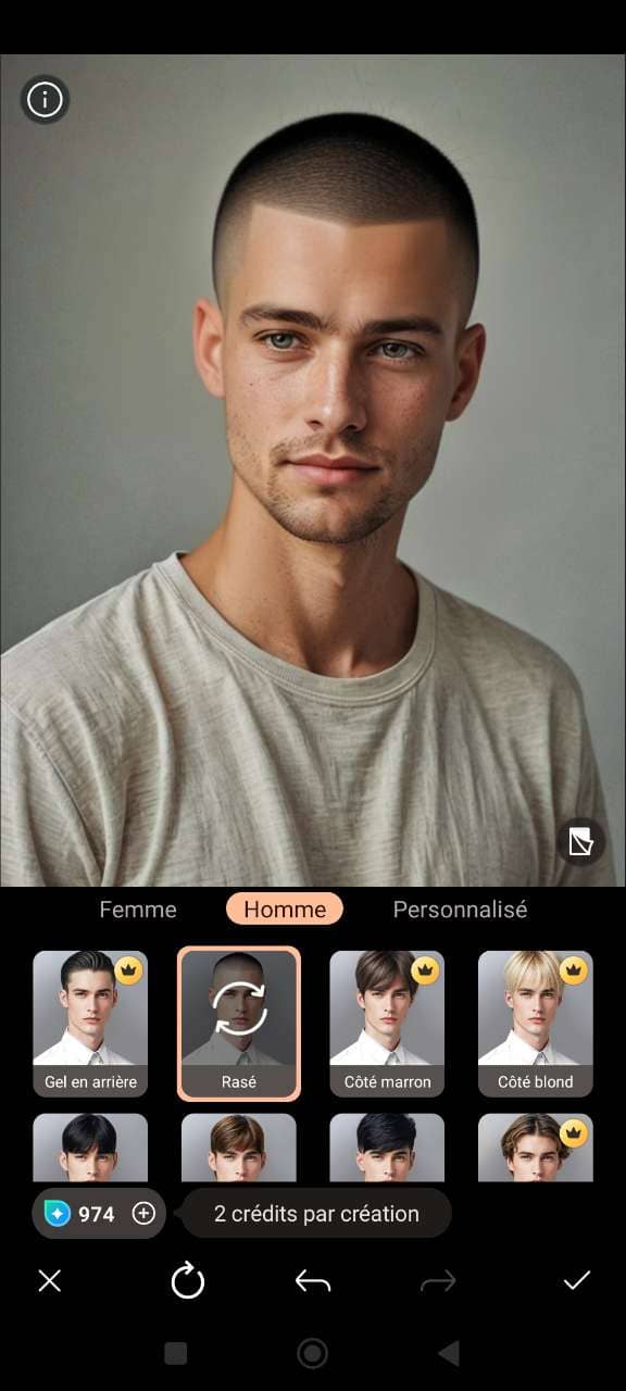 Comment essayer le filtre Buzz Cut avec PhotoDirector?