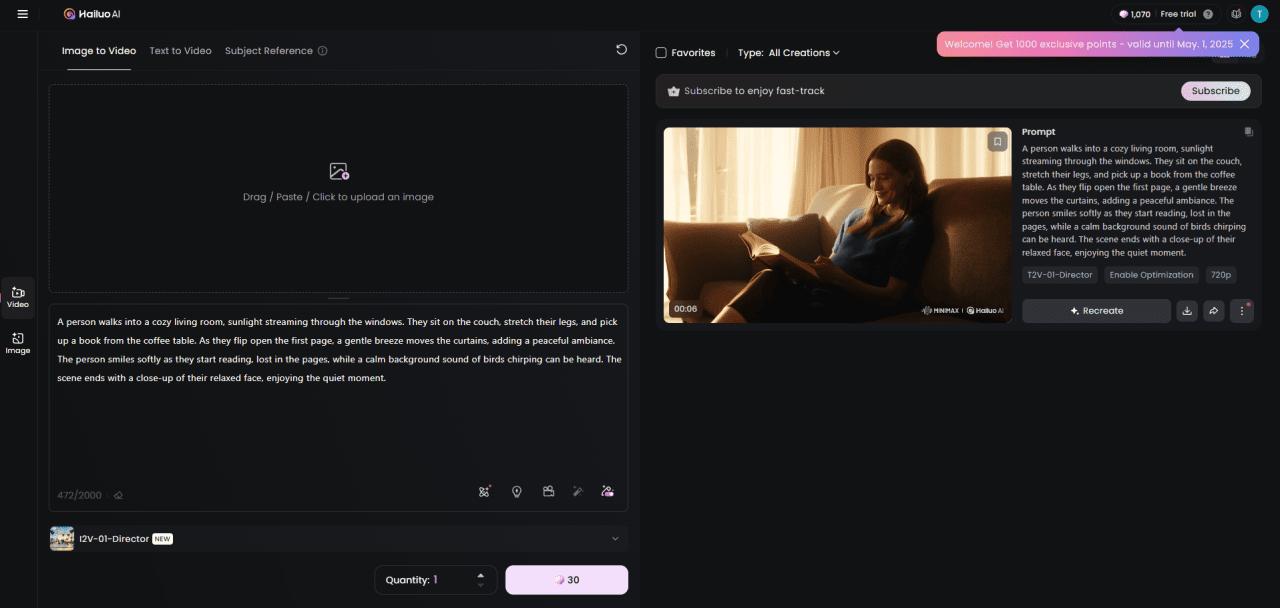 Hailuo - AI Video Editor