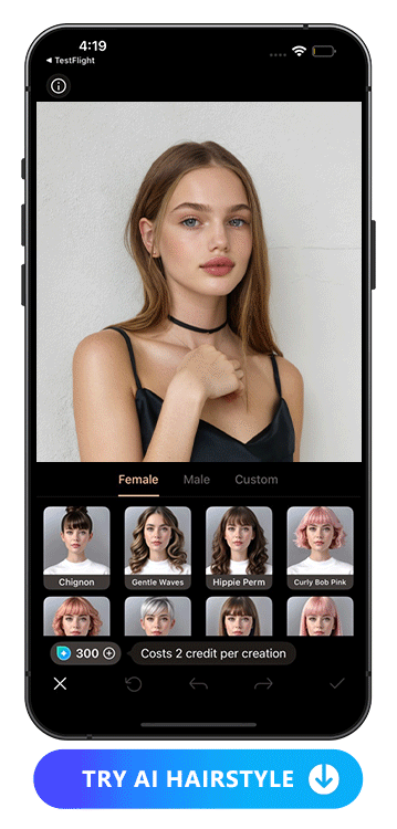 photodirector - best wig try on app