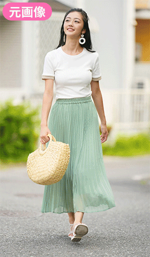 Vivid Glam AI 着せ替えサンプル