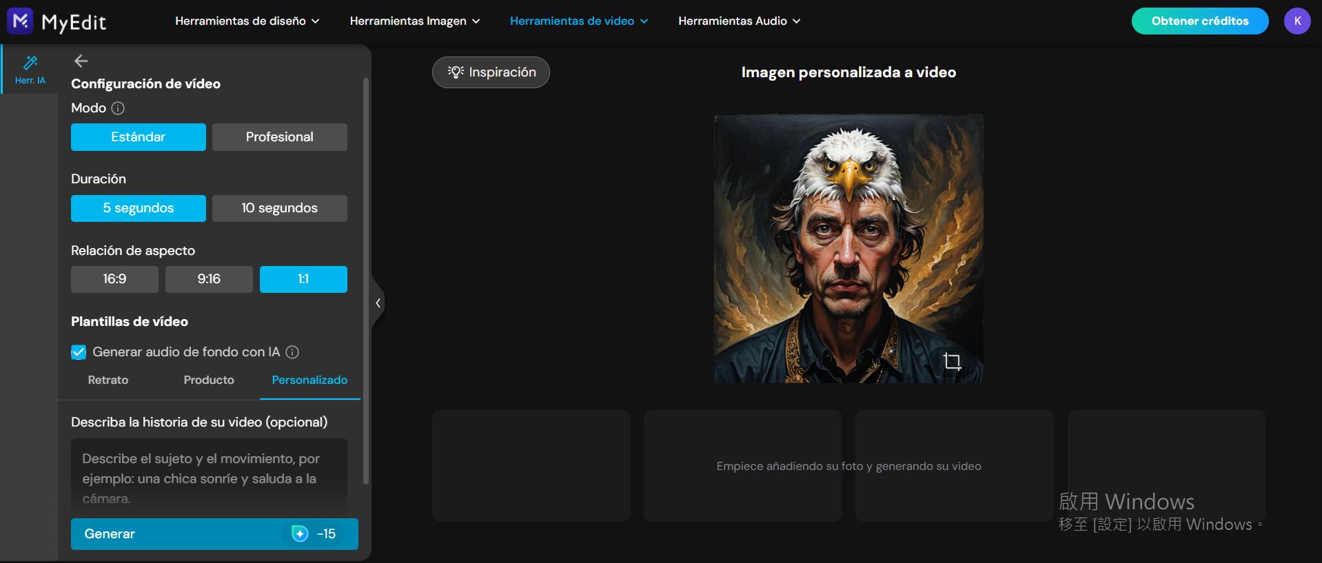 Convierte tu meme del genio en un video