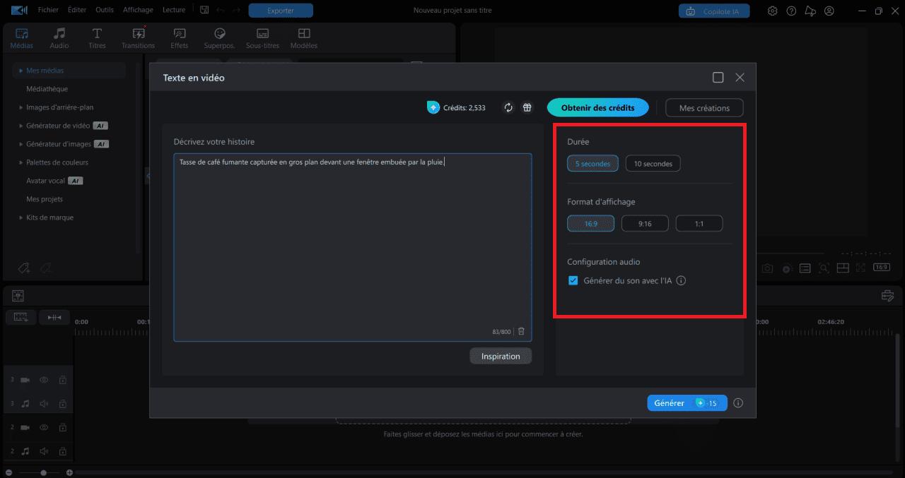 Créer une vidéo à partir d'un texte avec un logiciel