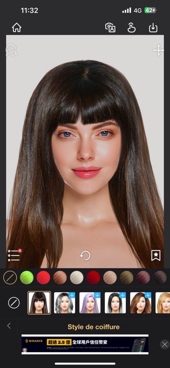 Perfect365 - 5eme meilleure application de coiffure