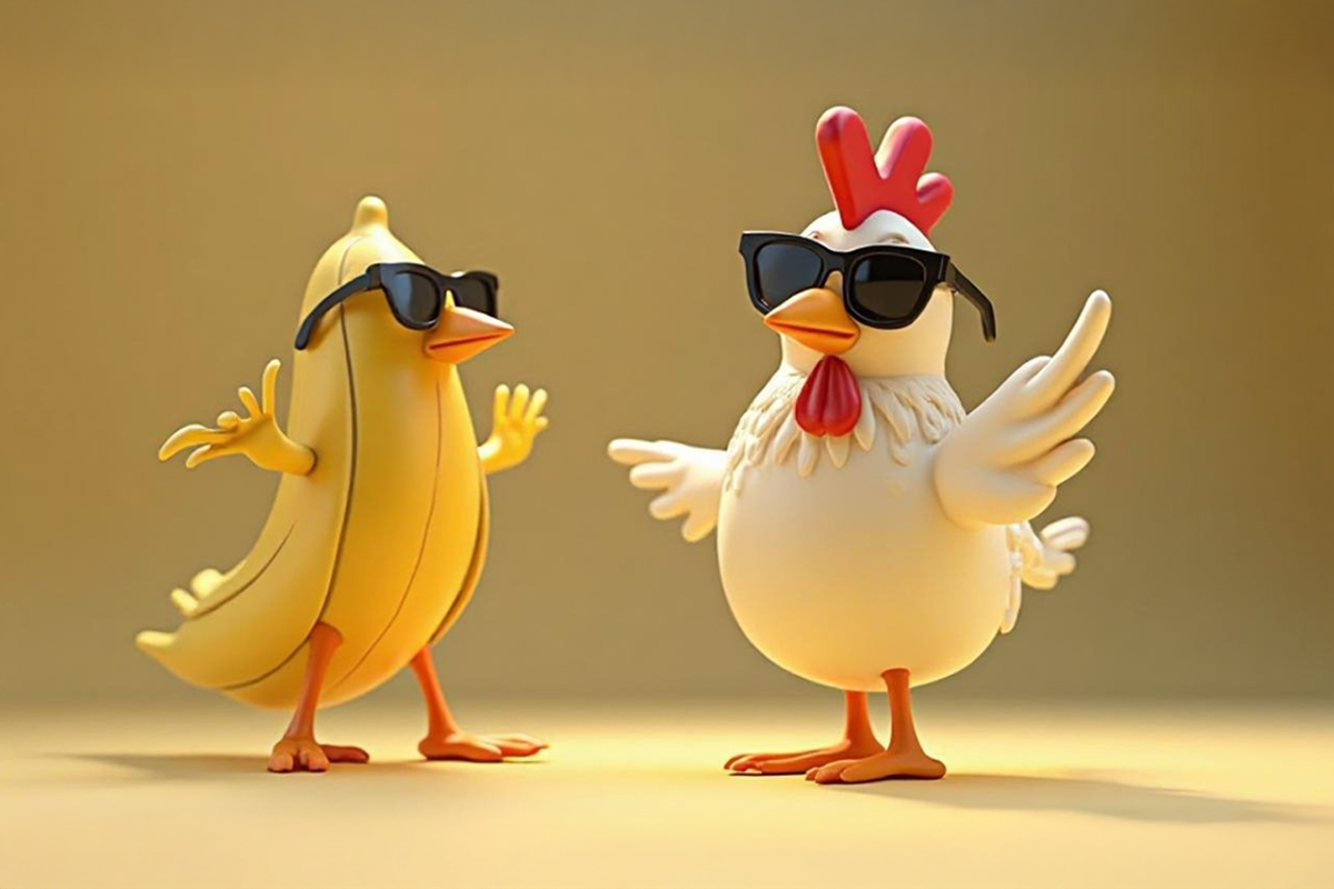 thumbnail imagen de Chicken Banana creada con el Generador de imagen IA de MyEdit