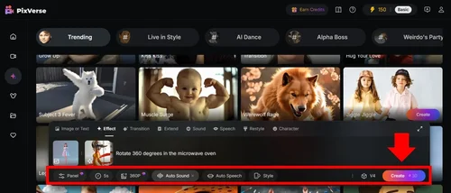 PixVerse AI圖片轉影片