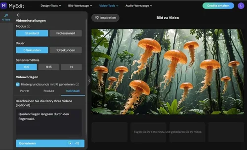 Bild-zu-Video in MyEdit