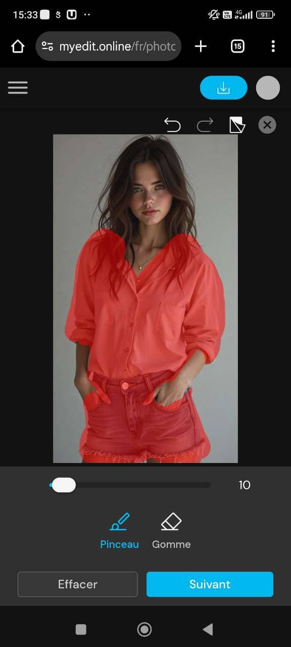 Add a Bikini Manually with AI Replace