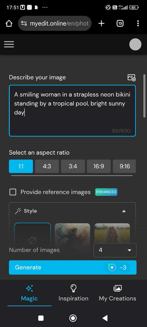 How to Create an AI Bikini Image from Text