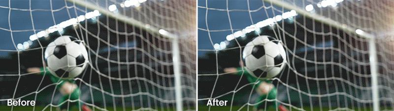 Bild-Interpolation kommt bei Slow-Motion-Videos zum Einsatz