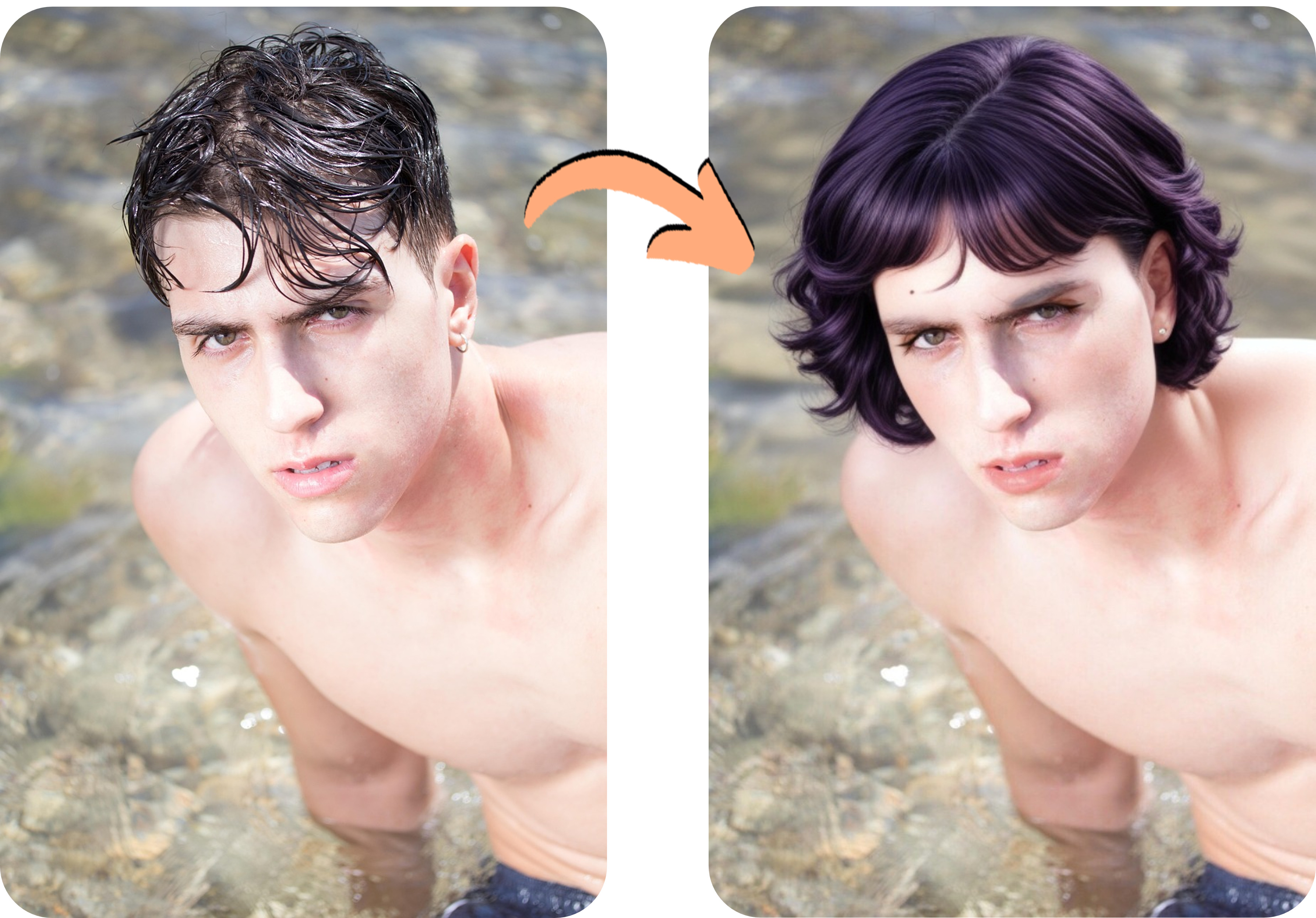 Use AI Hairstyle with PhotoDirector