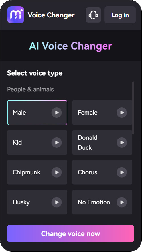 Media.io - Best AI Voice Changing App