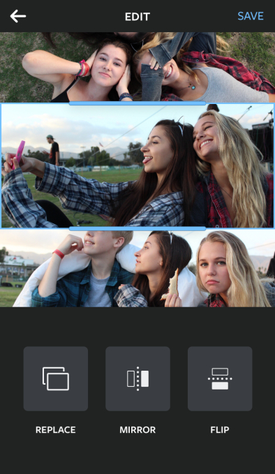 Cómo hacer un collage de fotos en Instagram Layout