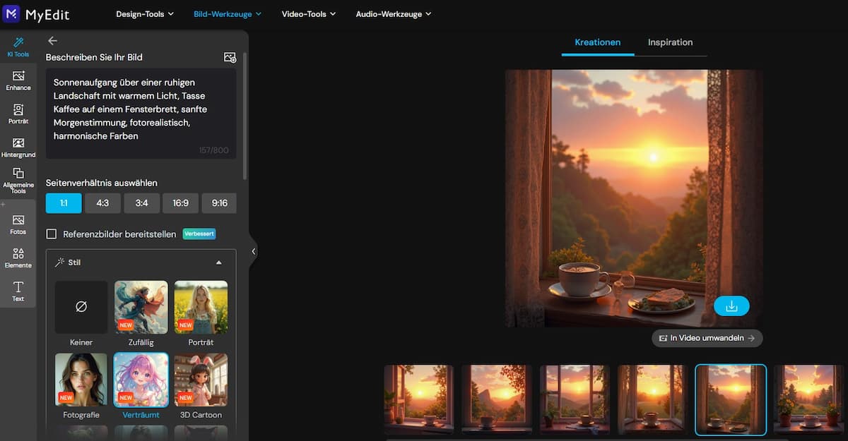 MyEdit - Guten Morgen Grüße gestalten