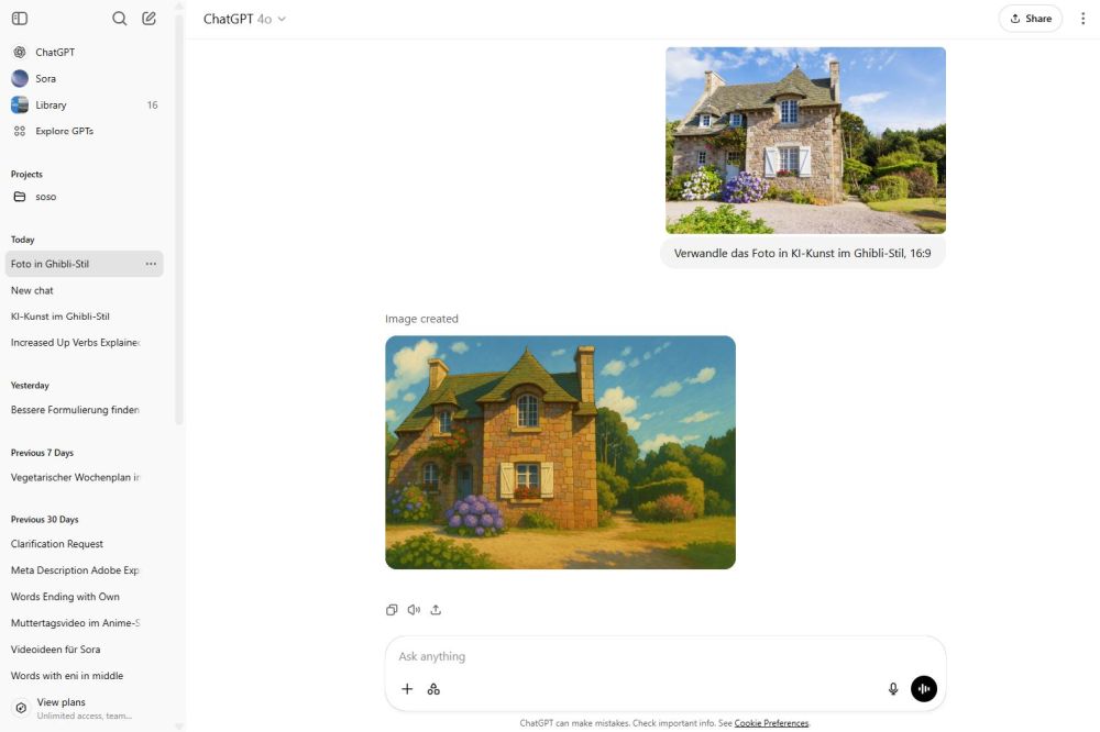 KI-Filter direkt in ChatGPT anwenden