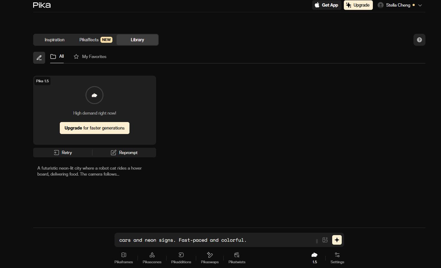 Pika Art 影片生成教學