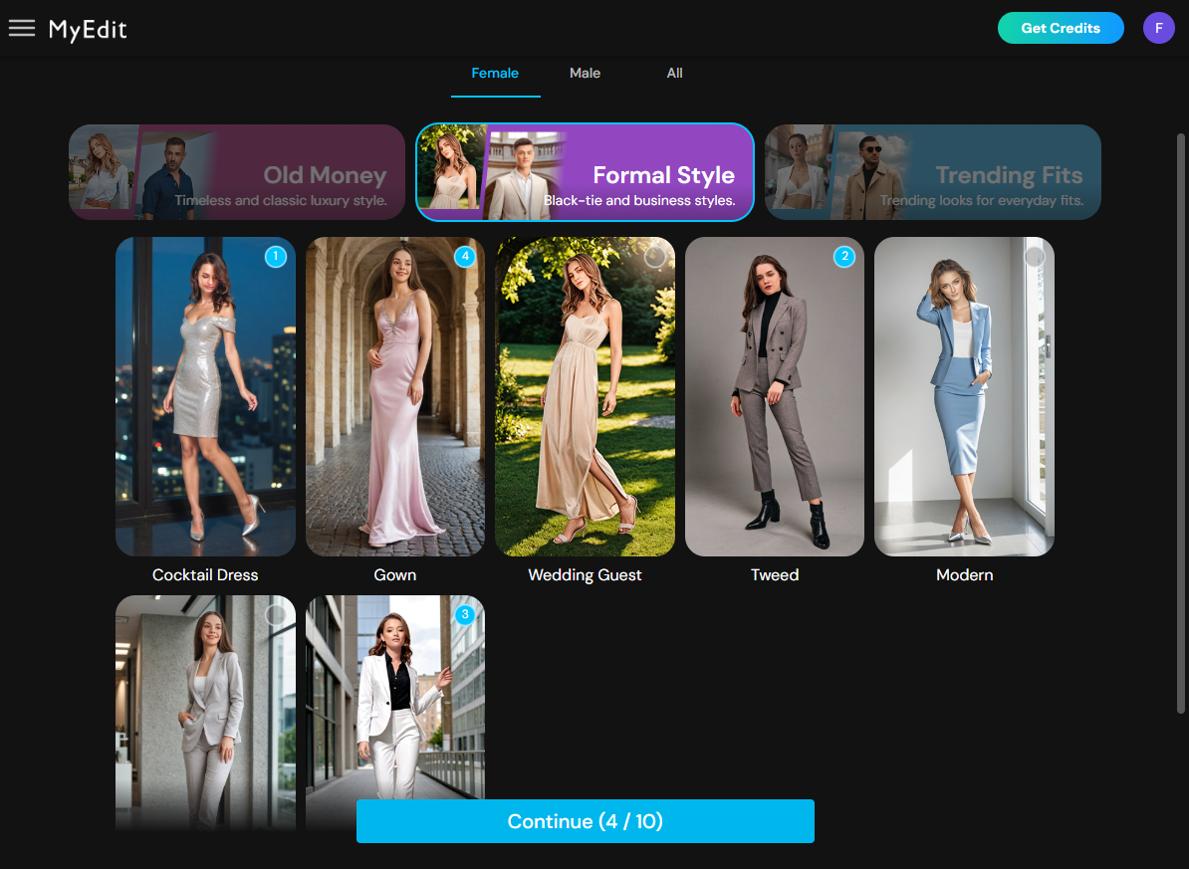 MyEdit  – Best Overall AI Clothes Generator