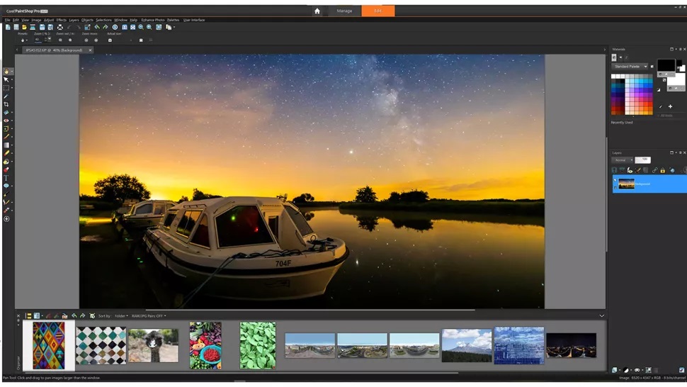 Paintshop Pro - UI