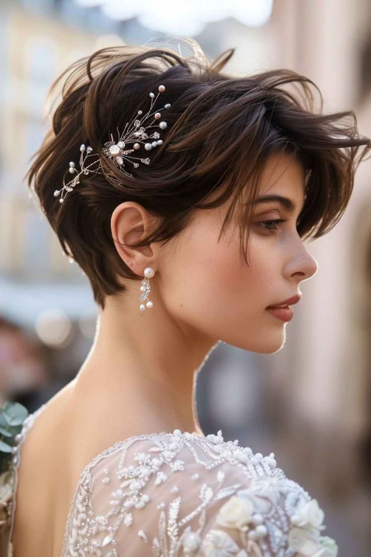 Pixie Cut with Glitter