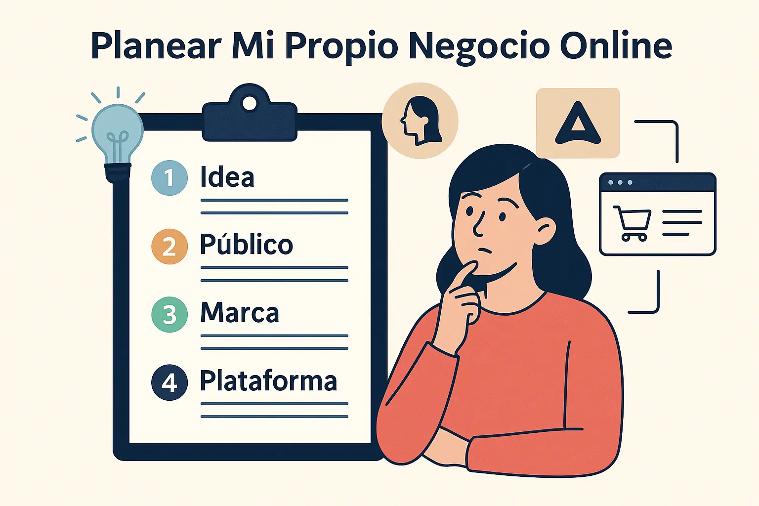 pasos a seguir para crear negocio online