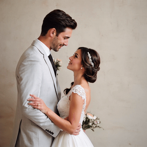 Carte animée et vidéo de félicitations mariage personnalisée