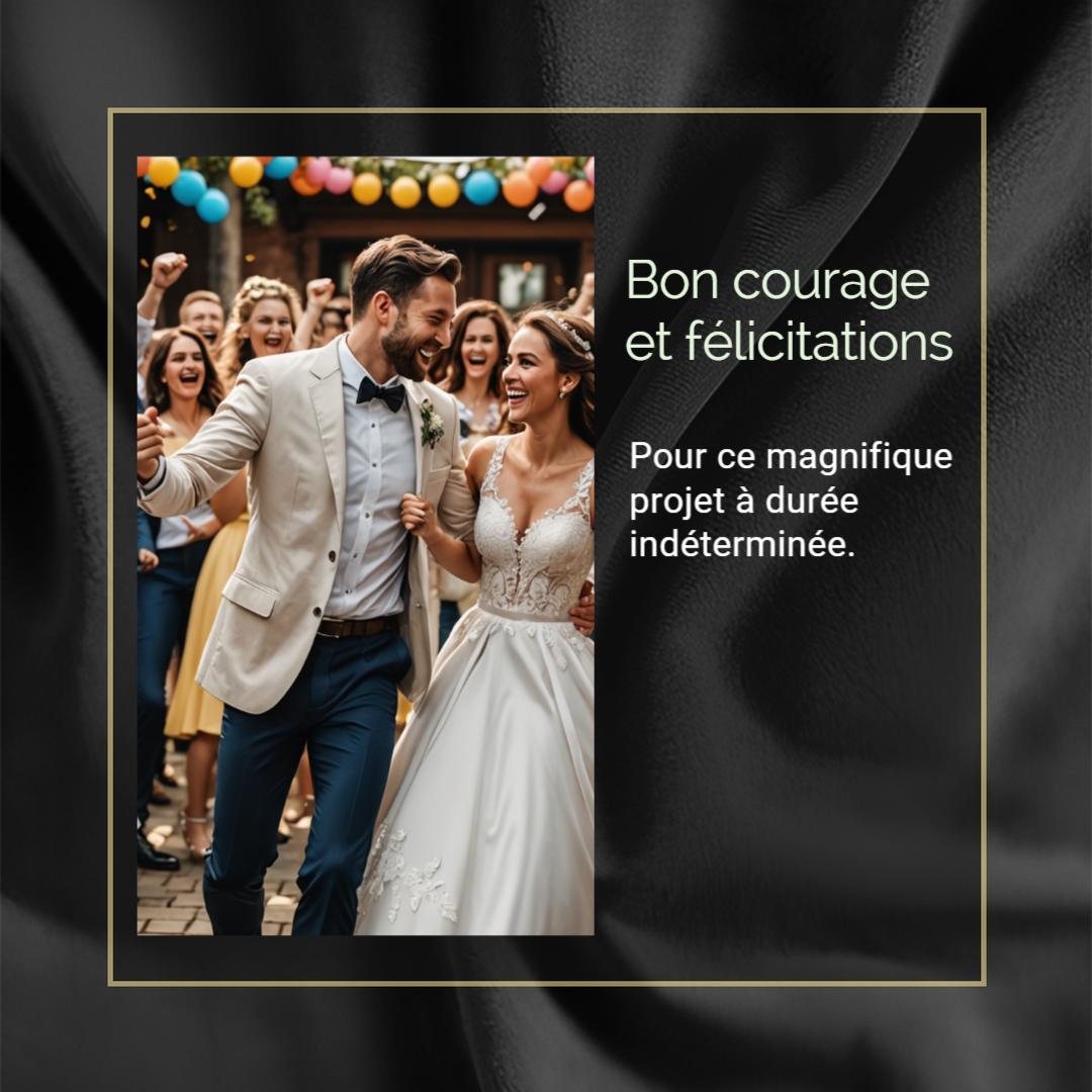 Félicitations de mariage drôles et originales