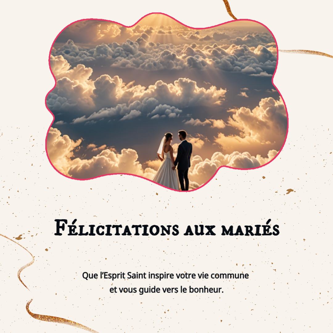 Félicitations de mariage religieuses et spirituelles