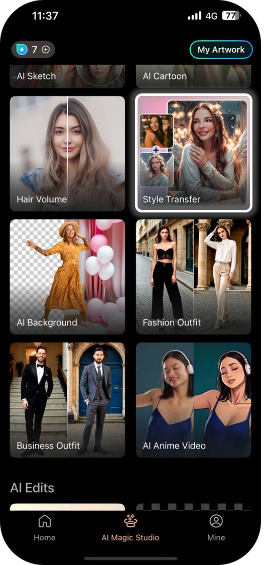 PhotoDirector - AI Style Transfer on Mobile 1