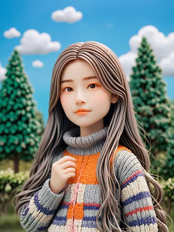 PhotoDirector クレイドール クレイドール化 女