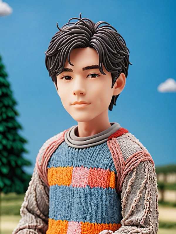 PhotoDirector クレイドール クレイドール化 男