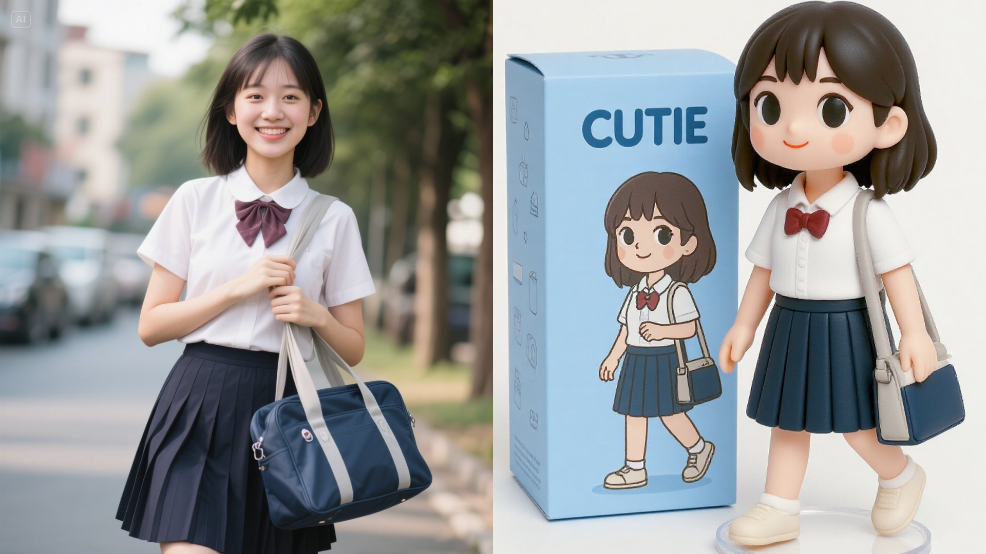 虛擬人像:AI一鍵換風格