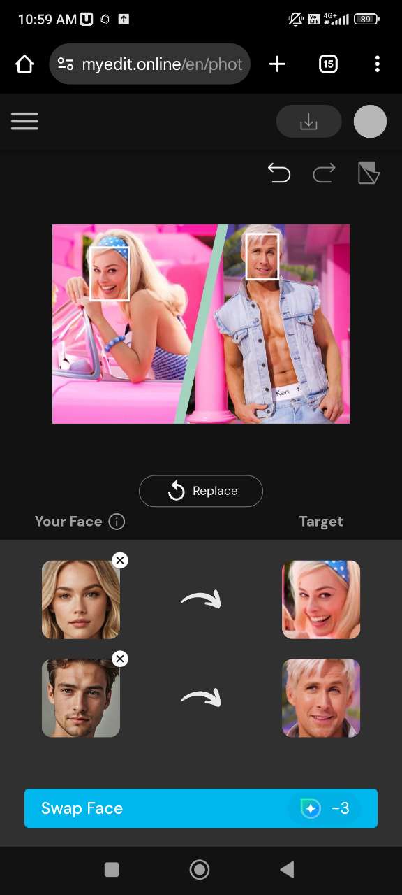 How to AI Face Swap into a Barbie Doll