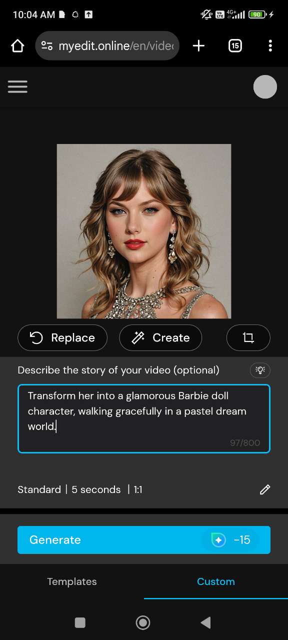 How to Turn a Photo Into an AI Barbie Video Online