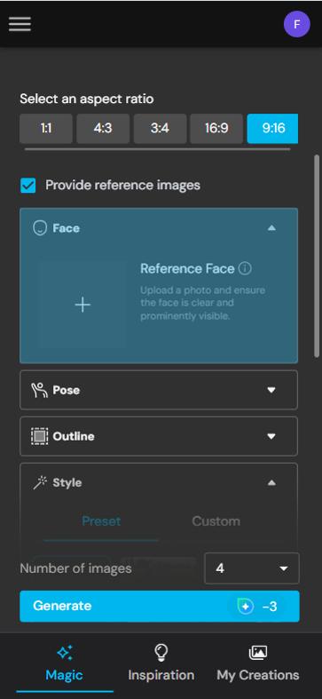 MyEdit - Generate an online cheerleader online step 4