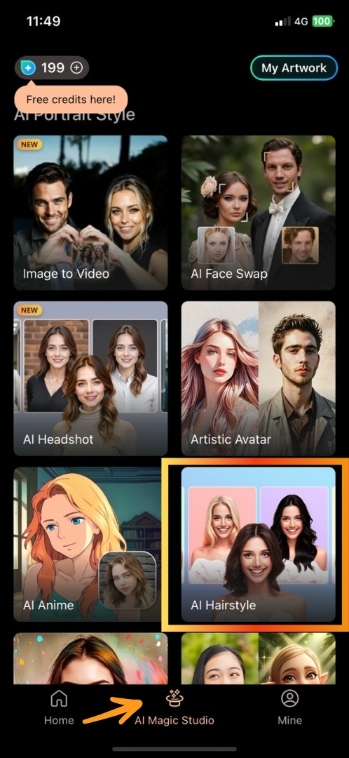 How to Try on a Pixie Cut in an App