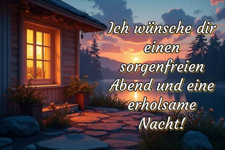 Abendgrüße gestalten