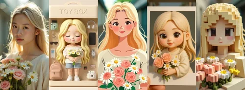 MyEdit AI 濾鏡可以創造不同風格形象