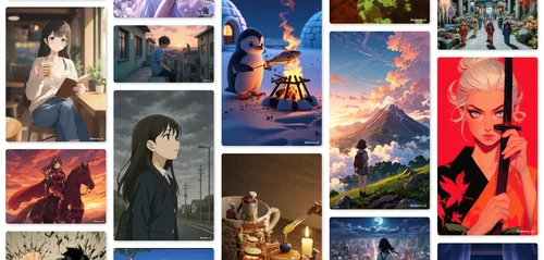 Animon.ai首頁豐富的作品