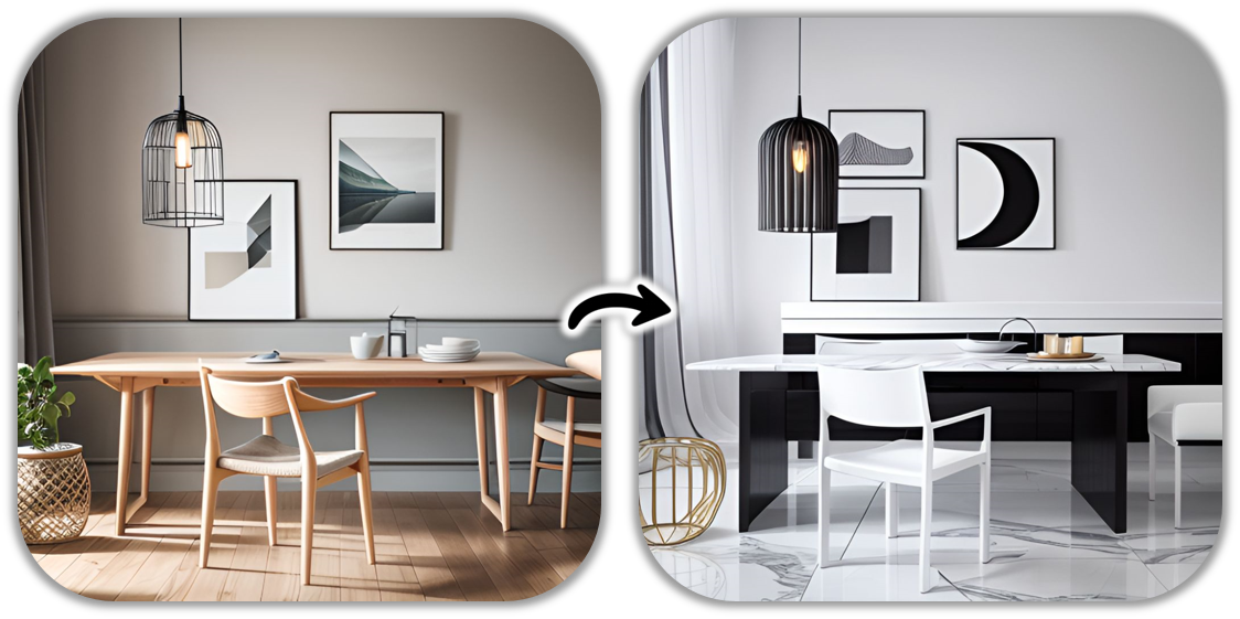 PhotoDirector - redécorer intérieur