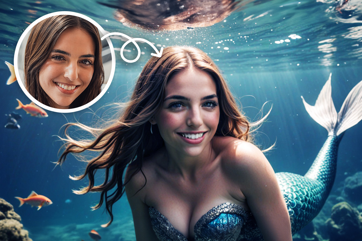 Cómo crear tu video AI Mermaid con el filtro de sirena para TikTok