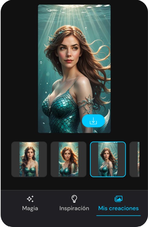 Resultado del Generador de imagen con IA de MyEdit