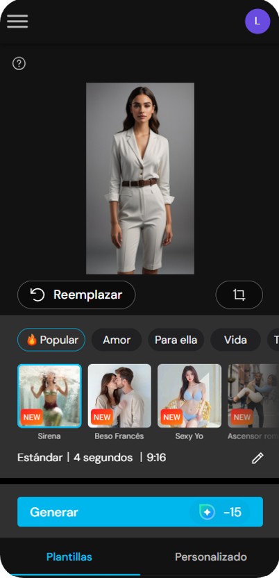 Importar Imagen con IA de MyEdit