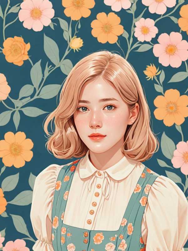 MyEdit 画像生成 フローラル