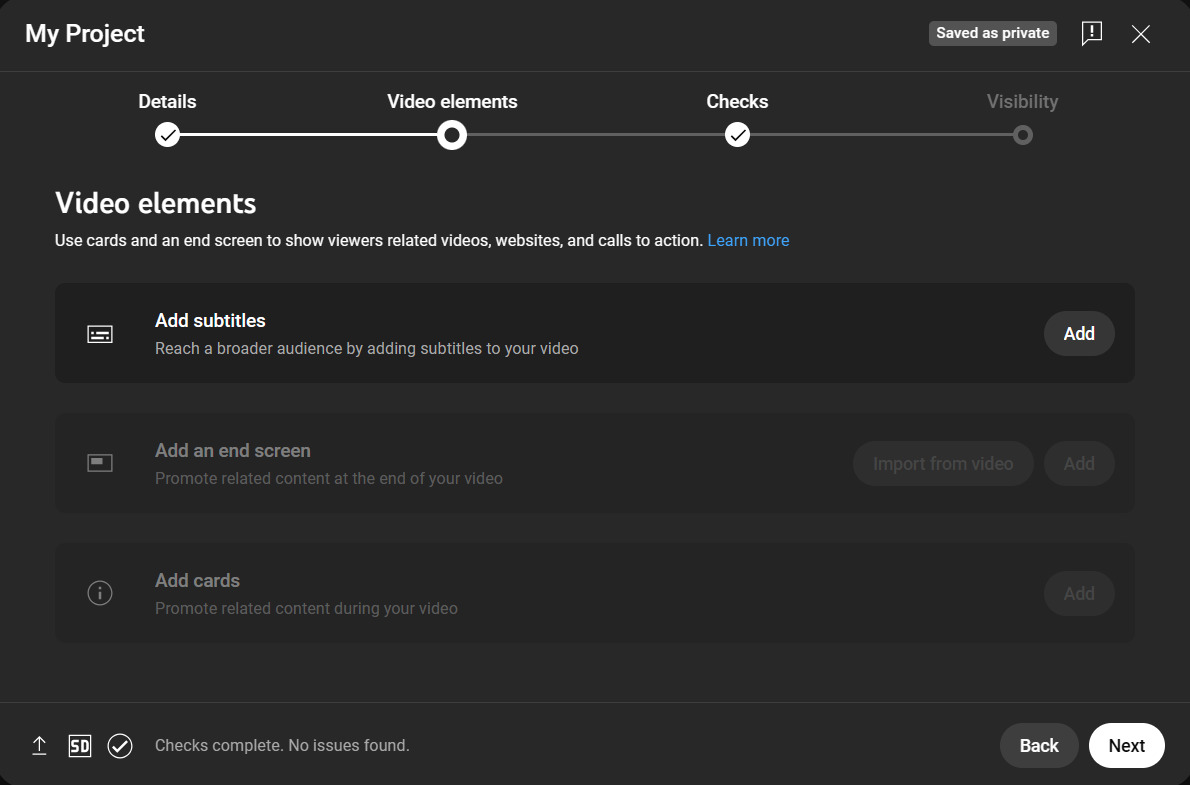 Add subtitles to YouTube videos