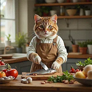 AI 猫 画像から動画生成サンプル