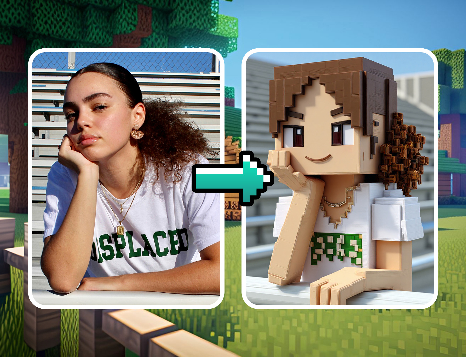 AI Minecraft Filter: Transform Photos into Minecraft Pixel Art and Videos