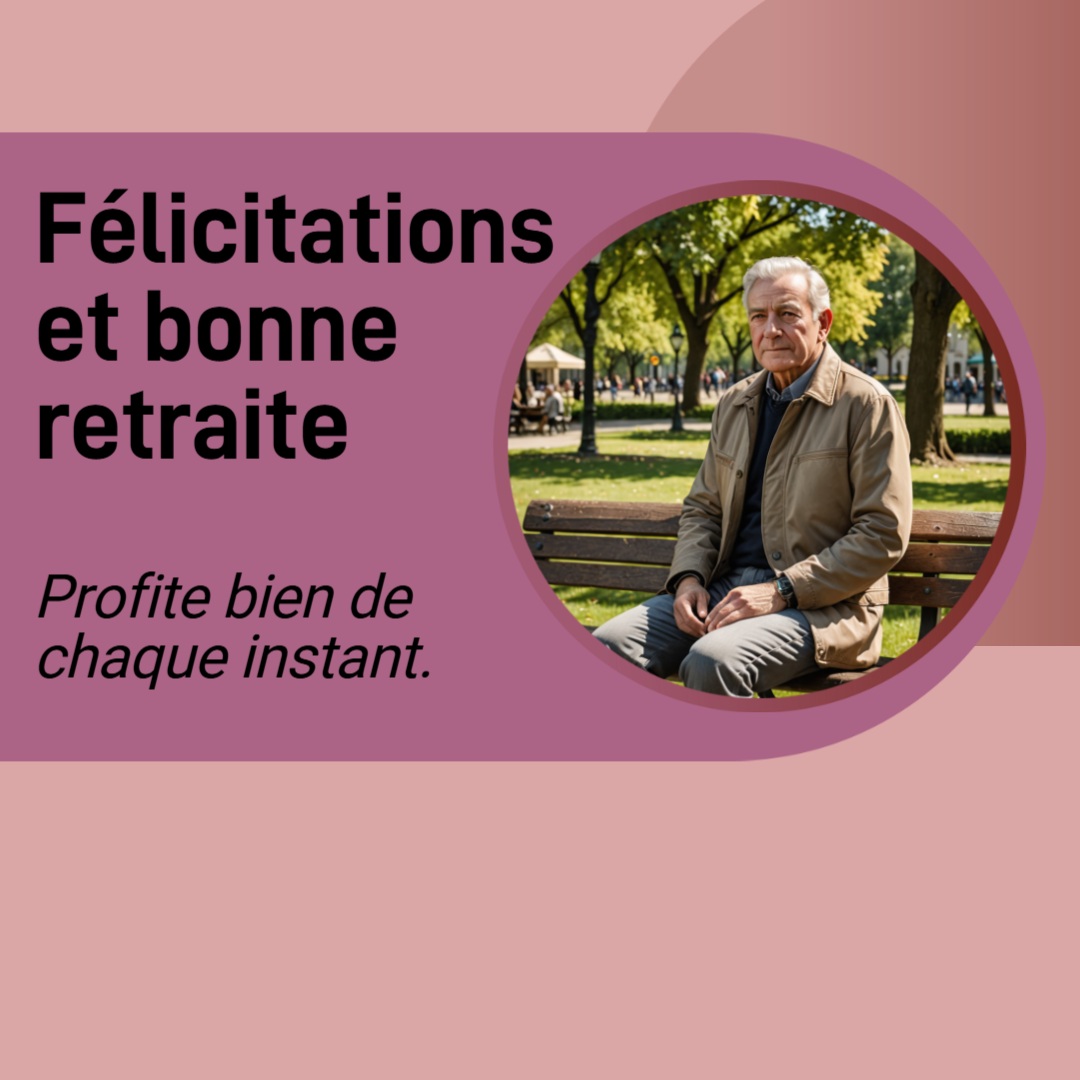 Message départ retraite simple